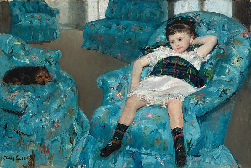 Mary Cassatt ve Mavi Koltuktaki Küçük Kız Tablosu Hakkında Tüm
