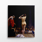 A Roman Slave Market, 1884, Kanvas Tablo