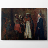 A Visit From The Old Mistress, 1876, Kanvas Tablo