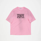 WHEN IN DOUBT, Oversize Unisex Tee