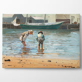 Boys Wading, 1873, Kanvas Tablo