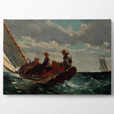 Breezing Up, 1873, Kanvas Tablo