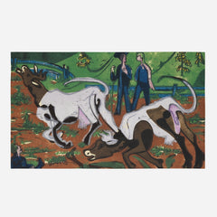 Kühe im Frühling, 1933, Halı