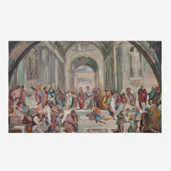Rafael; The school of Athens, 1912, Halı
