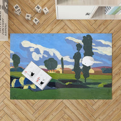 Poplar landscape, 1910, Halı