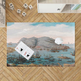 A view of Gibraltar harbour, 1839, Halı