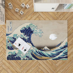 Kanagawa Oki Nami Ura, 1832, Halı