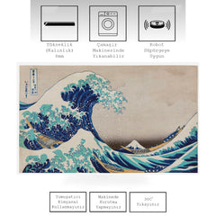 Kanagawa Oki Nami Ura, 1832, Halı