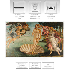 Venüs'ün Doğuşu, 1485, Halı