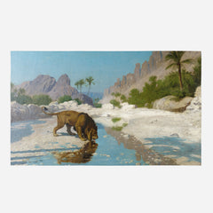 Lion in the Desert, 1885, Halı