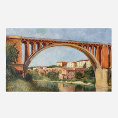 The ramparts and the bridge at Rabastens, 1919, Halı