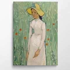 Girl in White, 1890, Kanvas Tablo