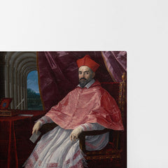 Cardinal Roberto Ubaldini, Papal Legate To Bologna, 1627, Kanvas Tablo