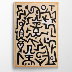 Comedians’ Handbill, 1938, Kanvas Tablo