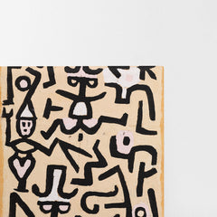 Comedians’ Handbill, 1938, Kanvas Tablo