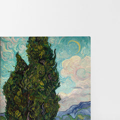 Cypresses, 1889, Kanvas Tablo