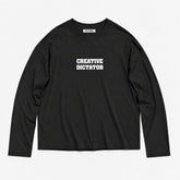 CREATIVE DICTATOR UZUN KOL OVERSIZE TİŞÖRT | ÖN SİPARİŞ