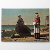 Dad’s Coming, 1873, Kanvas Tablo