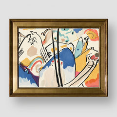 Der Blaue Reiter, 1914, Wassily Kandinsky, Premium Tablo