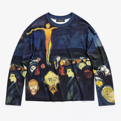 GOLGOTHA UZUN KOL OVERSIZE TİŞÖRT