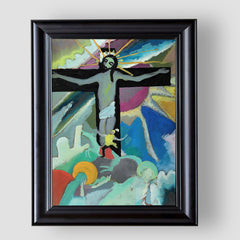 Gekreuzigter Christus, 1911, Wassily Kandinsky, Premium Tablo