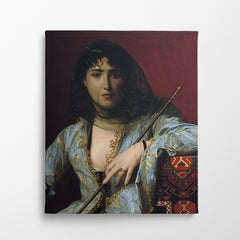 Veiled Circassian Beauty, 1824, Kanvas Tablo