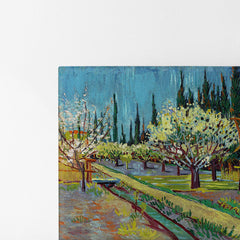 Orchard Bordered by Cypresses, 1888, Kanvas Tablo