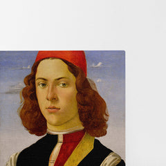 Portrait Of A Young Man, 1480, Kanvas Tablo
