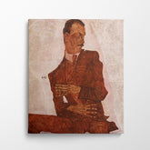 Porträt Arthur Roessler, 1910, Kanvas Tablo