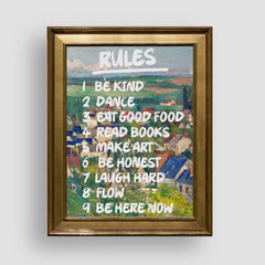 HOME RULES PREMIUM TABLO