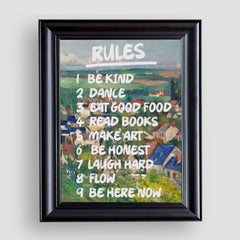 HOME RULES PREMIUM TABLO