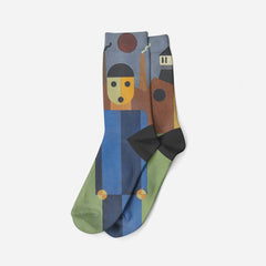 Four Men in front of Factories, 1926, Çorap