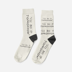 I'LL DO IT TOMORROW, Unisex Çorap