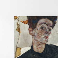 Self Portrait With Physalis, 1912, Kanvas Tablo