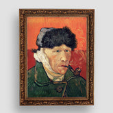 Self-Portrait with Bandaged Ear, Premium Tablo