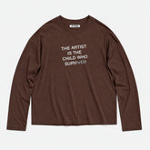 THE ARTIST BASIC UZUN KOL OVERSIZE TİŞÖRT | ÖN SİPARİŞ