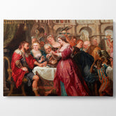 The Feast Of Herod, 1638, Kanvas Tablo