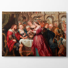 The Feast Of Herod, 1638, Kanvas Tablo