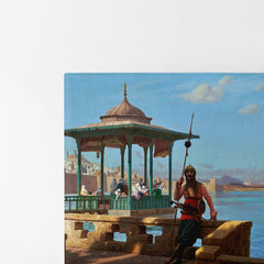 The Harem In The Kiosk, 1870, Kanvas Tablo