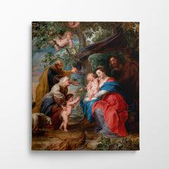 The Holy Family Under An Apple, 1632, Kanvas Tablo