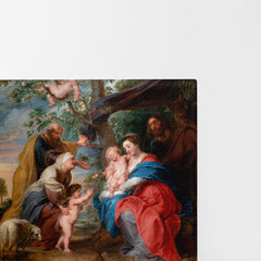 The Holy Family Under An Apple, 1632, Kanvas Tablo