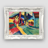 Two Poplars, 1912, Wassily Kandinsky, Premium Tablo