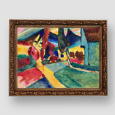 Two Poplars, 1912, Wassily Kandinsky, Premium Tablo