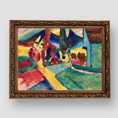 Two Poplars, 1912, Wassily Kandinsky, Premium Tablo