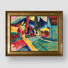 Two Poplars, 1912, Wassily Kandinsky, Premium Tablo