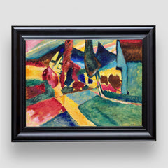 Two Poplars, 1912, Wassily Kandinsky, Premium Tablo