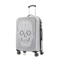 Silver - HH - Parlak Polikarbon 3'lü Valiz Seti