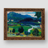 View over the Staffelsee, 1908, Wassily Kandinsky, Premium Tablo