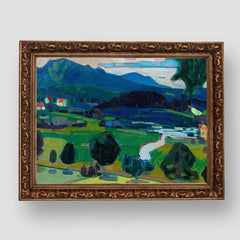 View over the Staffelsee, 1908, Wassily Kandinsky, Premium Tablo