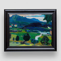 View over the Staffelsee, 1908, Wassily Kandinsky, Premium Tablo